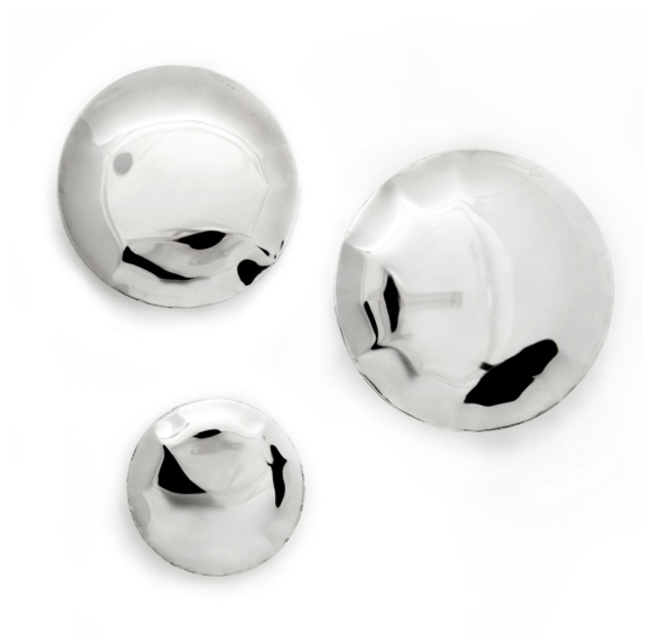 Set de 3 patères Pin - Inox